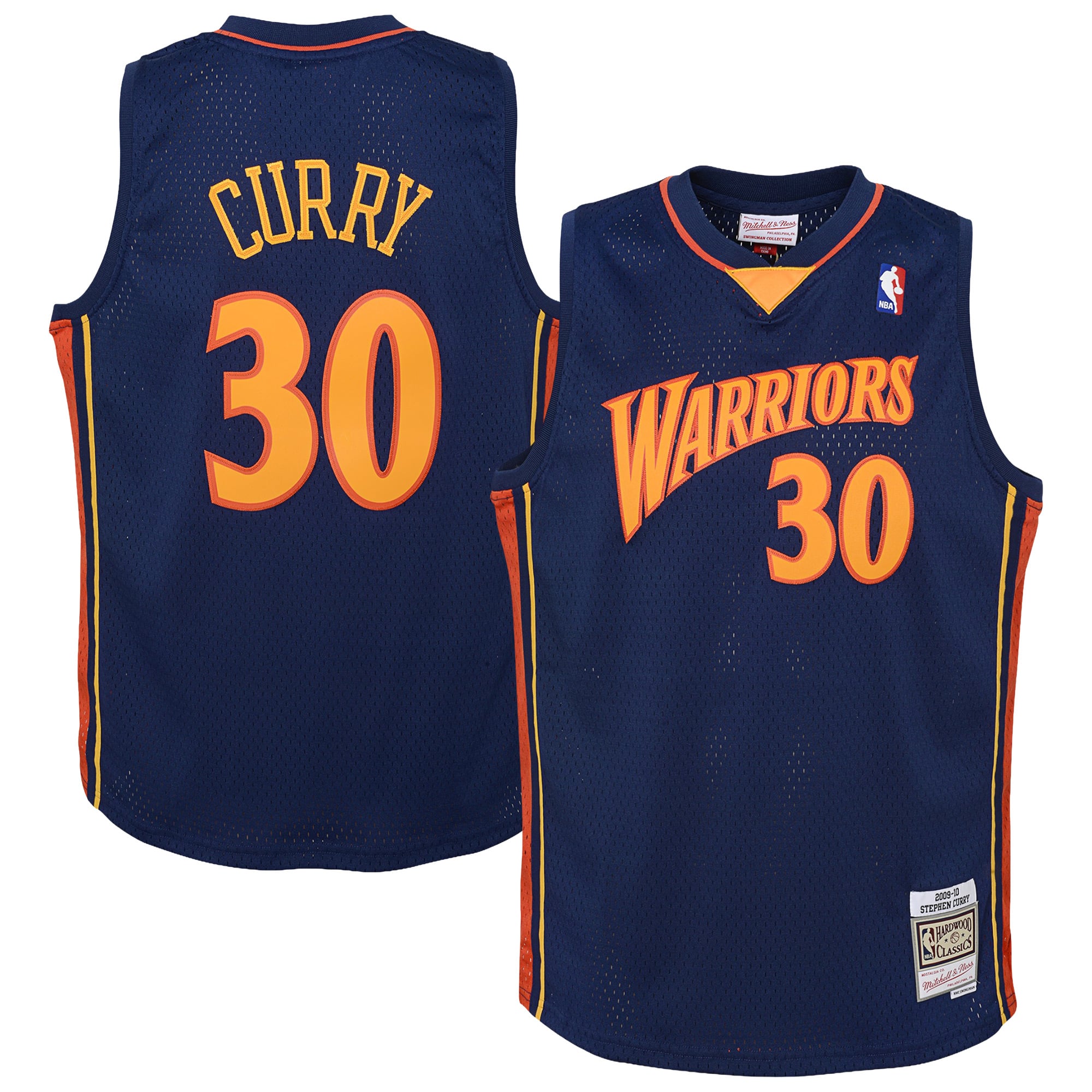 Maillot Golden State Warriors Mitchell & Ness Swingman Route 2009 - Stephen Curry - Enfant - unisexe Taille: L (14/16)