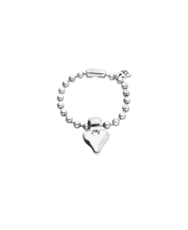 Sterling Plated Ball Bracelet - White - Uno De 50 Bracelets