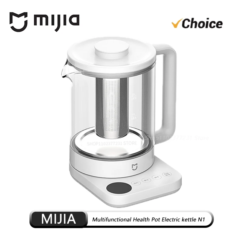 NOUVEAU MIJIA Appareils électroménagers multifonctionnels, bouilloire électrique N1 en acier inoxydable 304 avec fonction de maintien au chaud