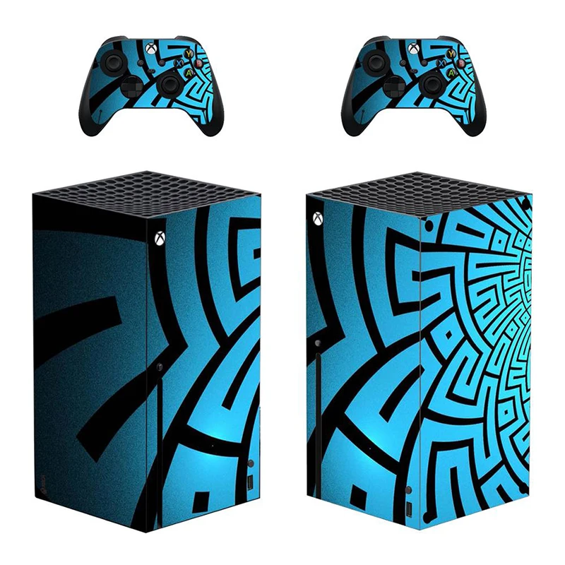 Colorful Style Skin Sticker Decal Cover for Xbox Series X Console and 2 Controllers Xbox Series X Skin Sticker Viny