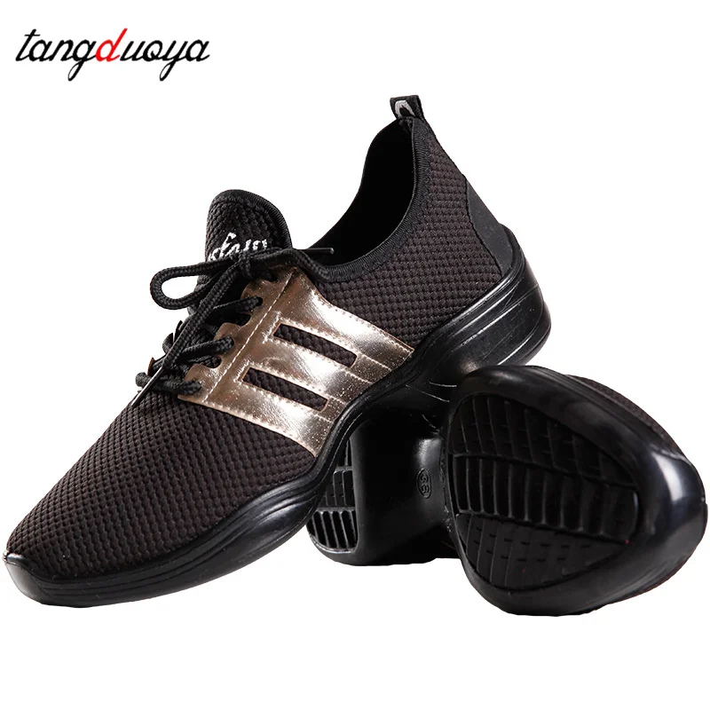 Damen Tanzschuhe Weiche Laufsohle Frau Atem Jazz Hip Hop Schuhe Sport Sneakers Damen Mädchen Moderne Jazz Tanzschuhe für Männer