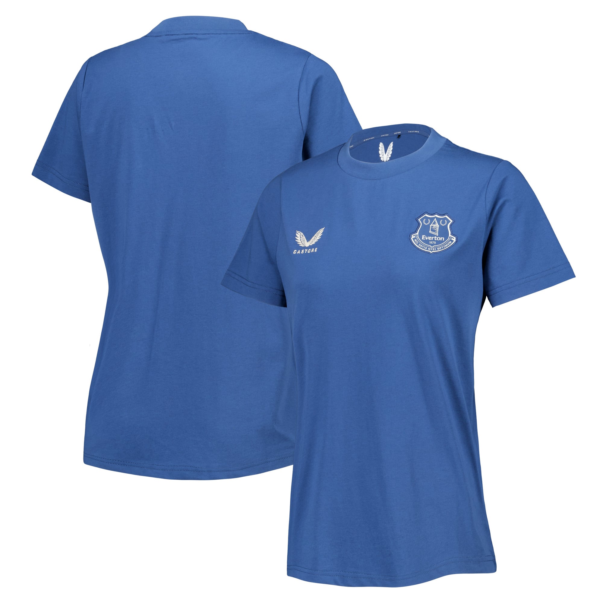 Everton Castore Off Pitch T-Shirt – Blau – Damen