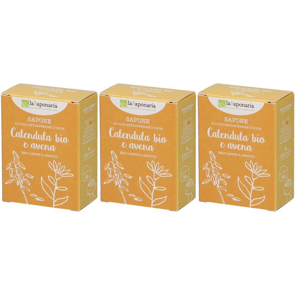 La Saponaria Calendula E Germe Di Grano 3x100 g