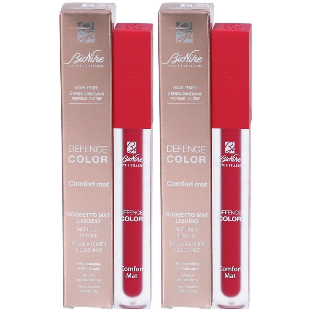 Bionike Defence Color Rossetto Liquido Colore 703 Tulipano 2x4,5 ml