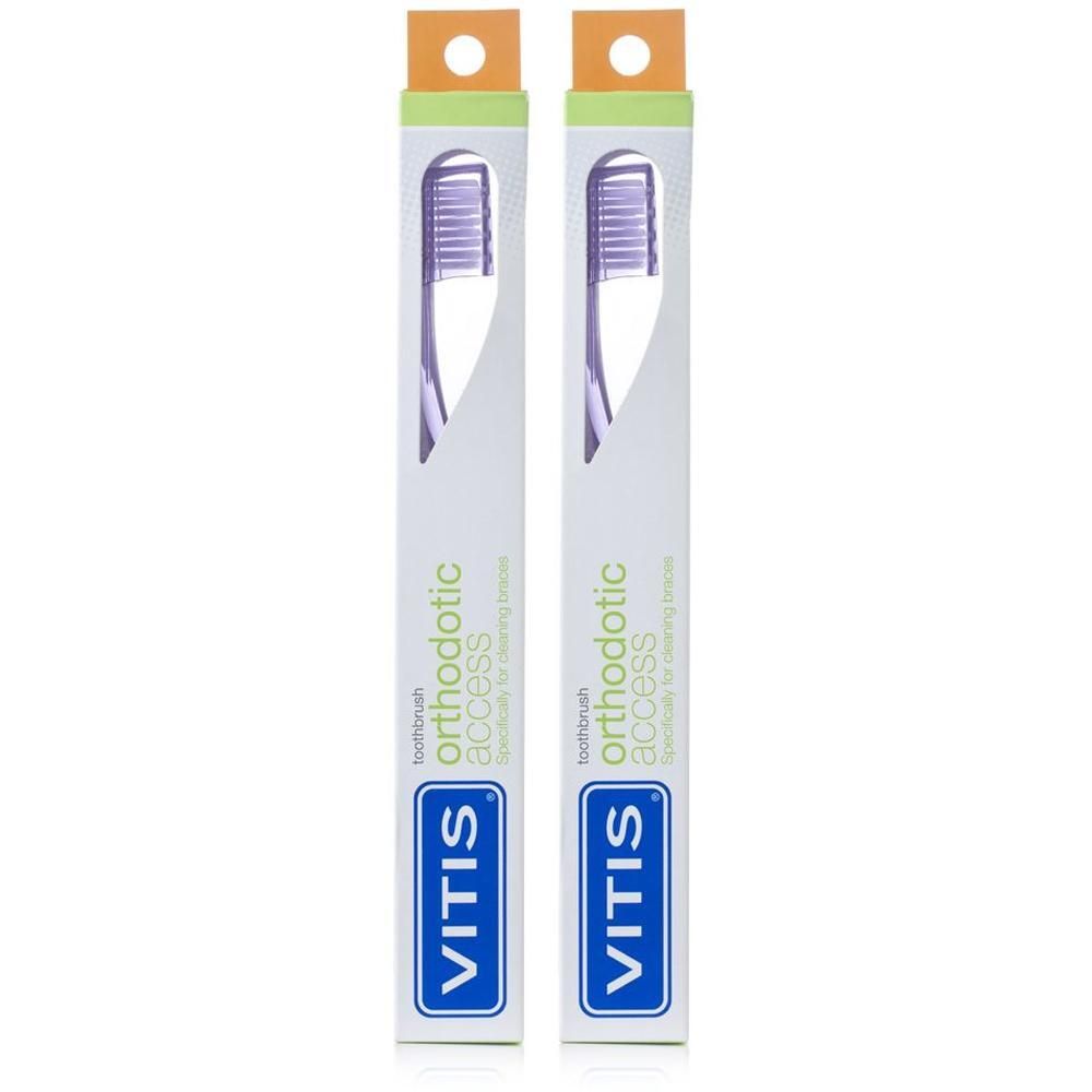 Vitis® Orthodontic Access Spazzolino + Dentifricio da 15 ml 2x1 pz den