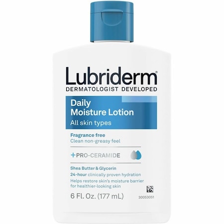 LUBRIDERM JOJ48826 Daily Moisture Skin Lotion, White - LUBRIDERM