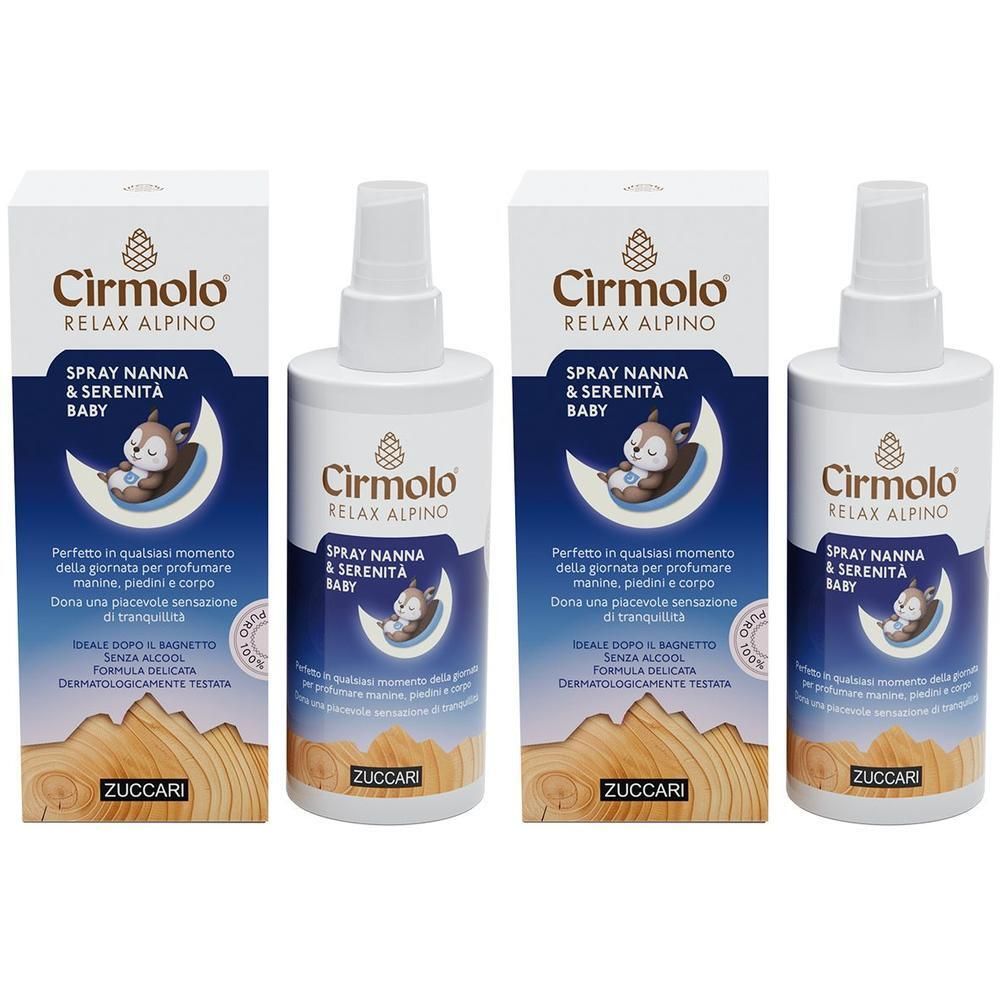 Cirmolo Spray Nanna&Serenita' Baby 2x100 ml