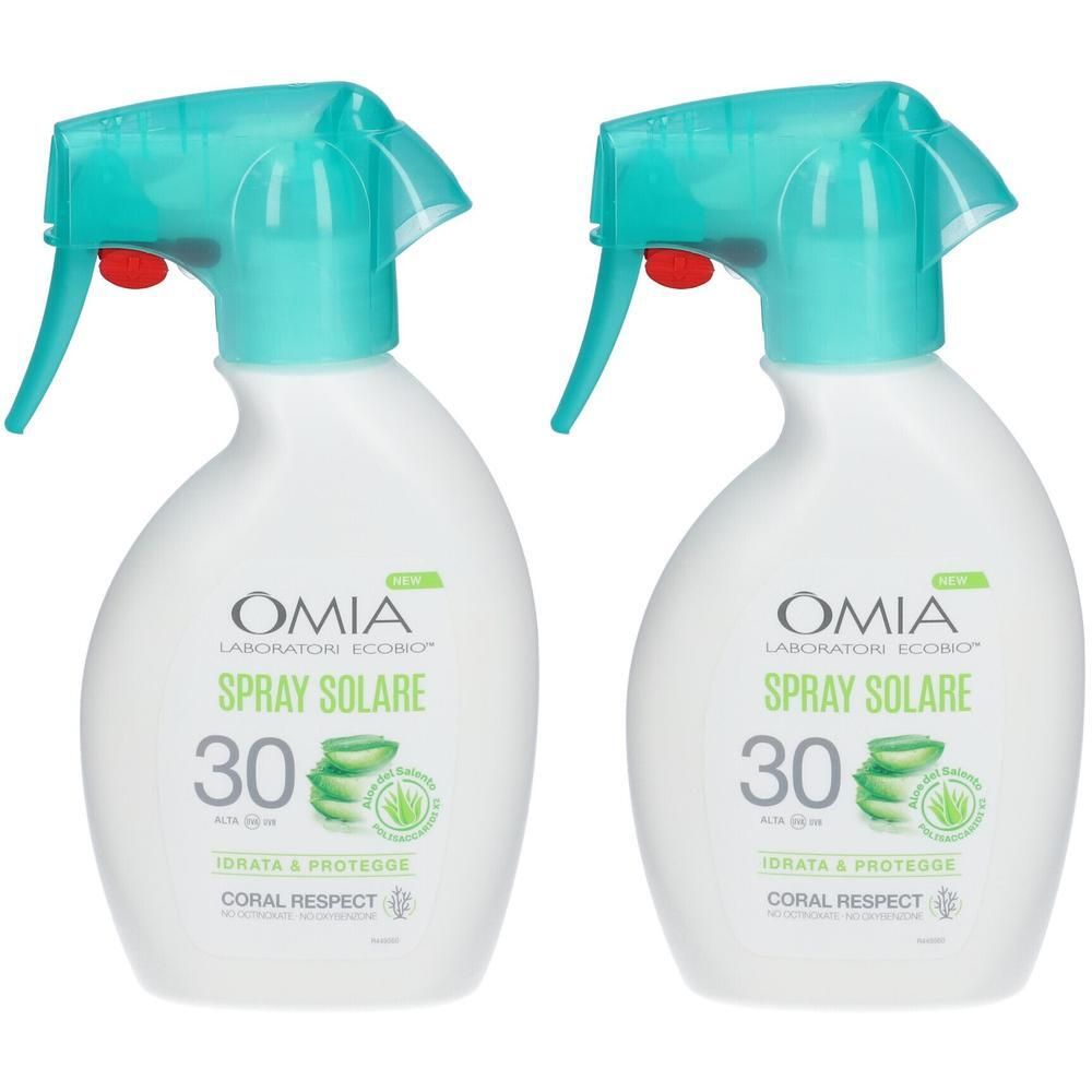 Solari Omia ECOBIO Aloe Trigger SPF 30 Coral Respect 2x200 ml