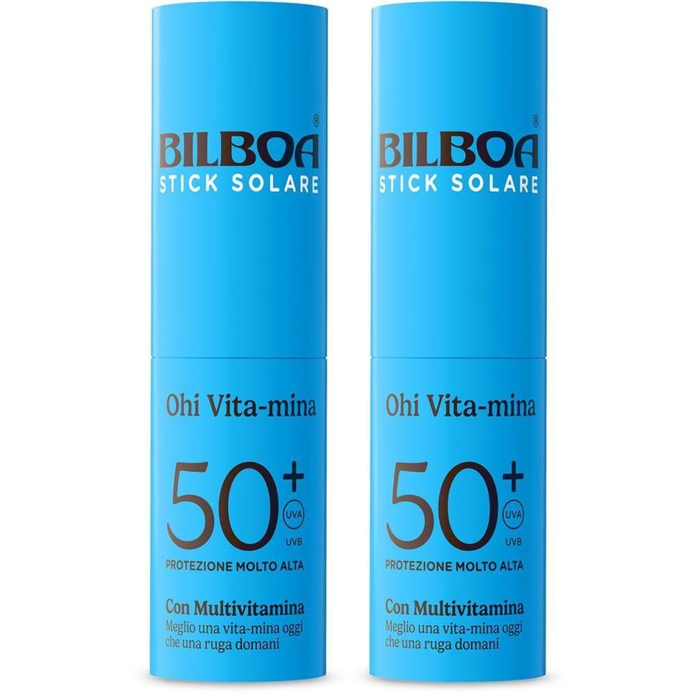 Bilboa Ohi Vita-mina Solare Stick SPF 50+ con multivitamina 2x10 ml