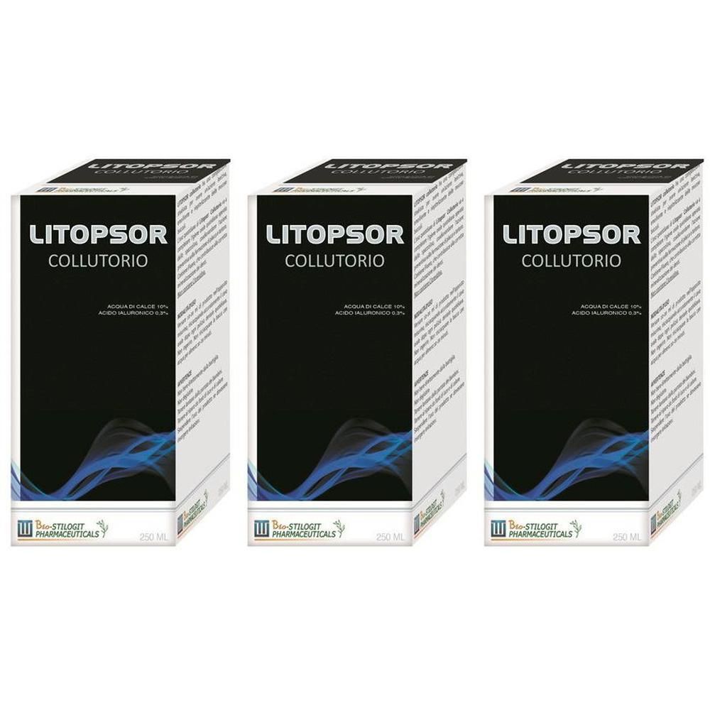 Litopsor Collutorio 3x250 ml