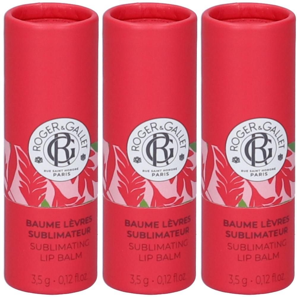 Roger & Gallet Balsamo Labbra Sublimante Gingembre Rouge 3x3,5 g