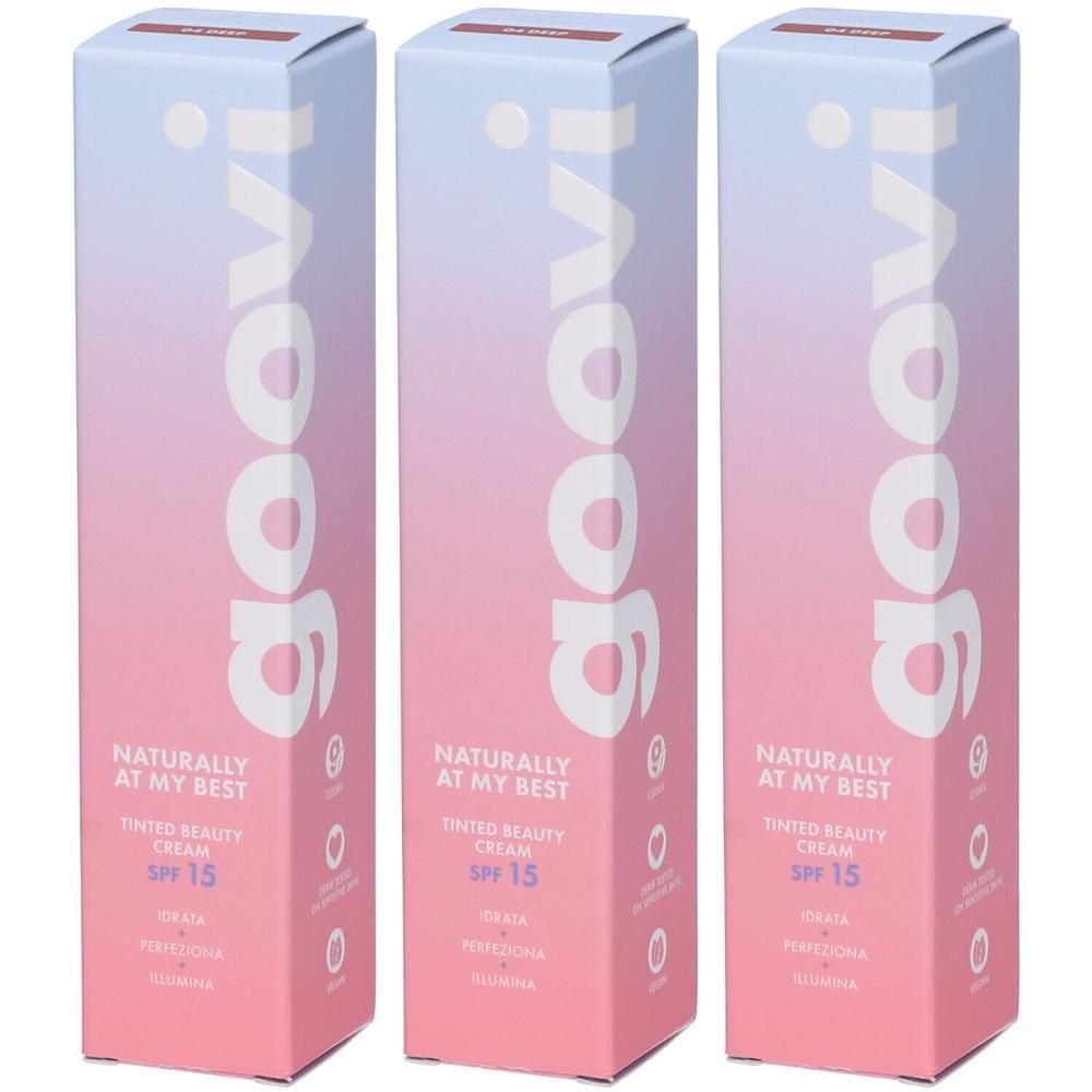 Goovi Naturally At My Best Tinted Beauty Cream SPF 15 Colore 04 Deep 3