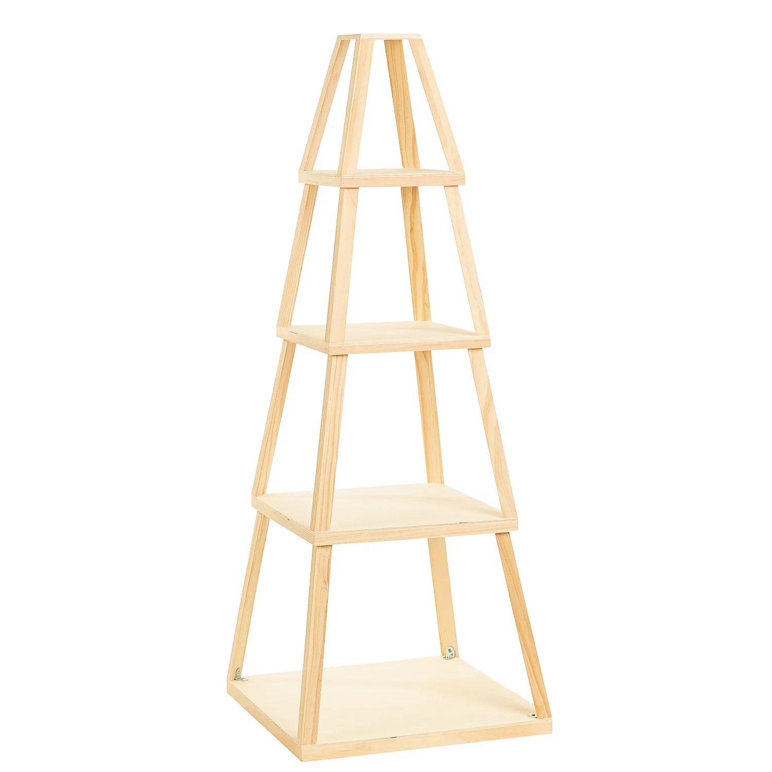 Étagère "pyramide" en bois, 40 x 40 x 106 cm