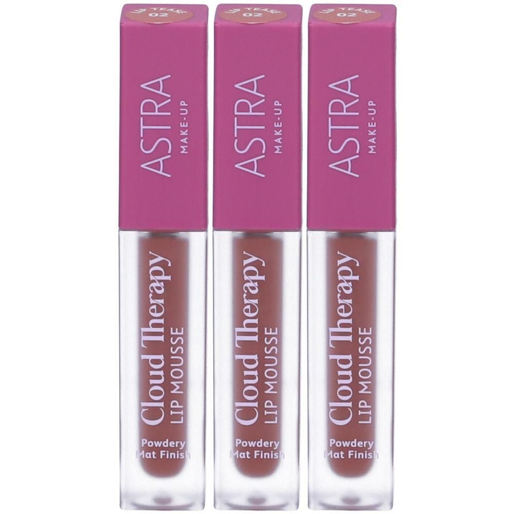 ASTRA Make-Up Mousse Labbra Cloud Therapy Tonalità 02 Lip Tease 3x1 St