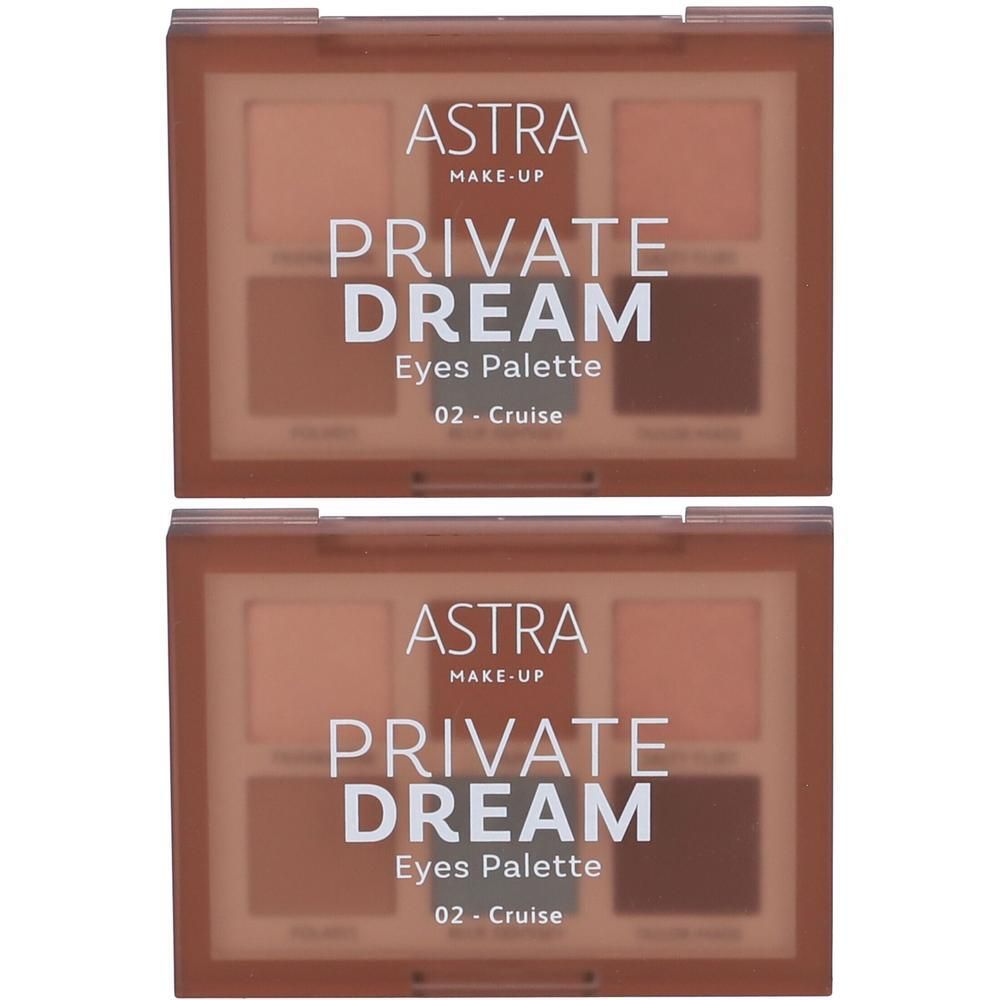 Astra Make-Up Private Dream Eyes Palette Tonalità 02 Cruise 2x1 St