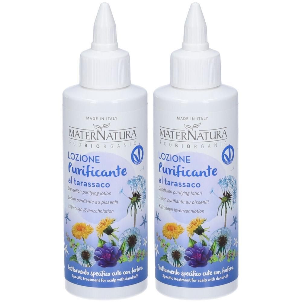 MaterNatura Lozione Purificante al Tarassaco 2x150 ml Soluzione
