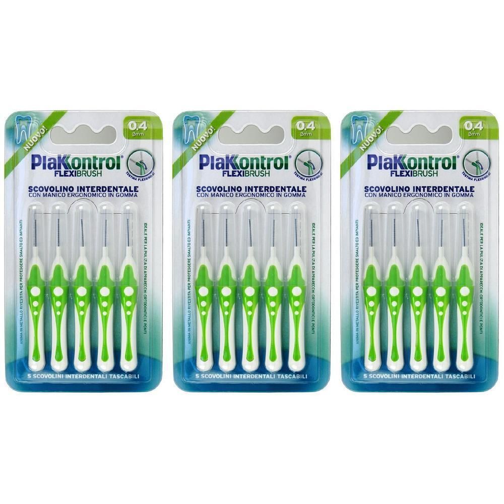 Plakkontrol Scovolino Flexi Brush 3x5 pz Spazzolino da denti