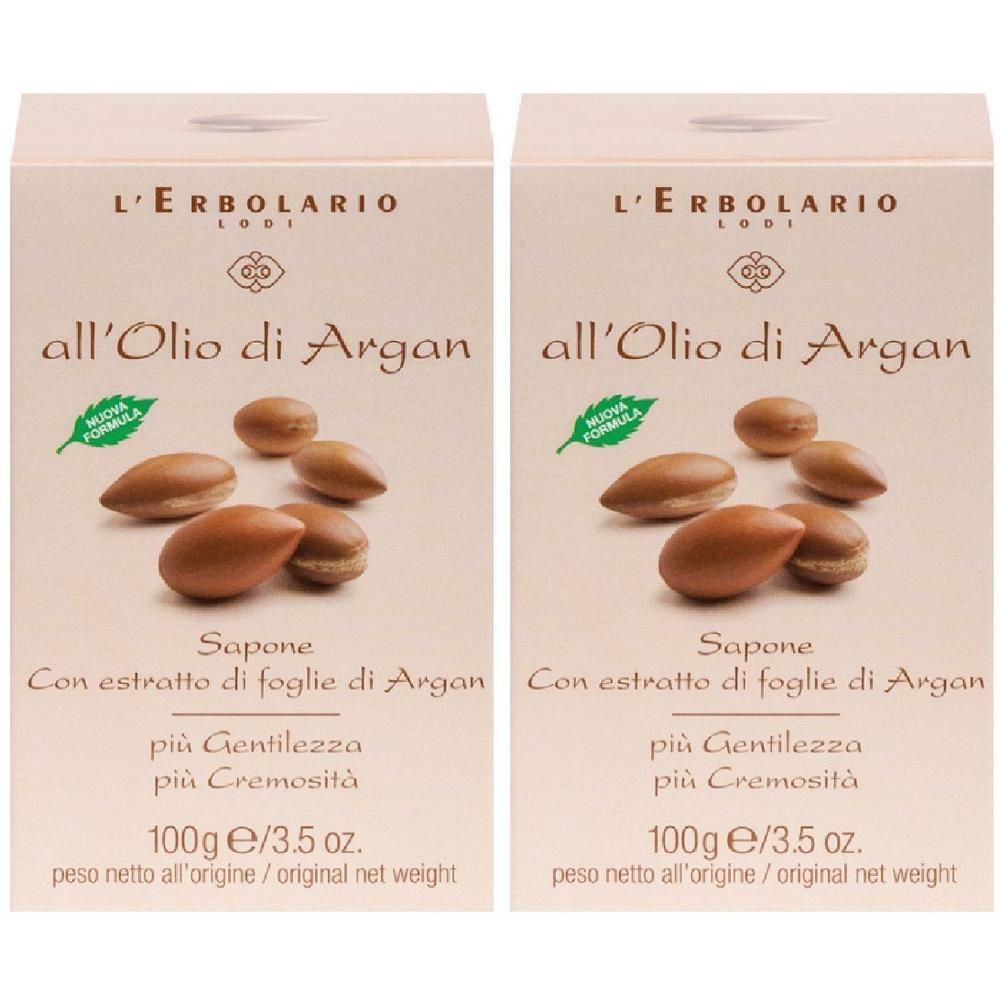 L'Erbolario Argan Sapone 2x100 g