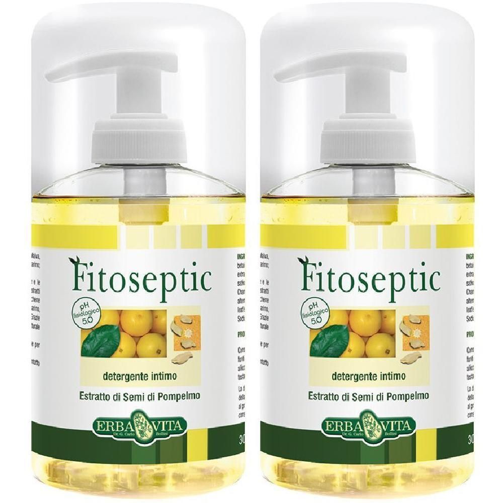 Fitoseptic Detergente Intimo 2x300 ml Soluzione