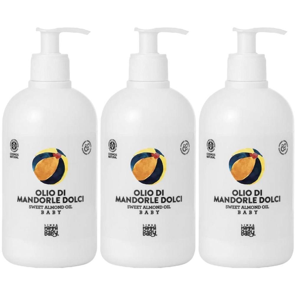 Mammababy Olio Mandorle Dolci Baby Cosmos Natural 500 Ml 3x500 ml