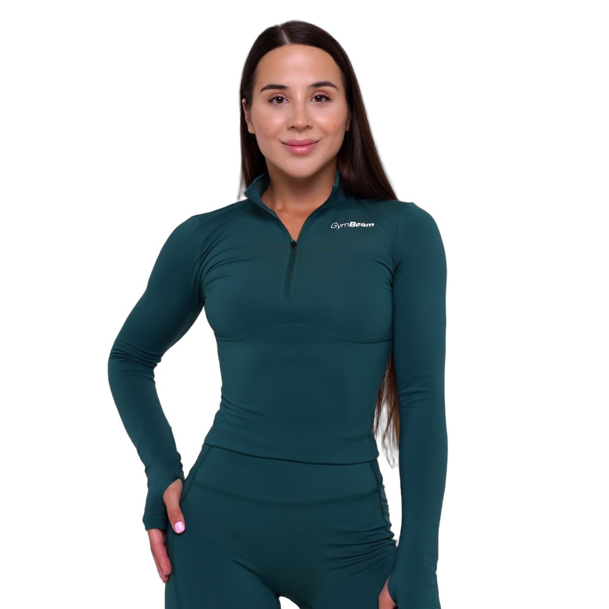 Top donna Ignite cropped slim verde scuro 1 St