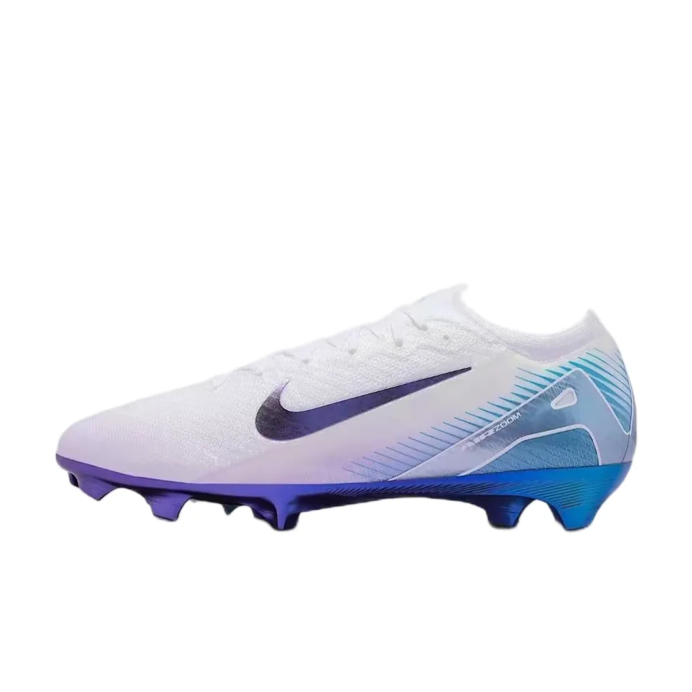 Nike Mercurial Vapor 16 Elite LV8 FG Fußballschuhe für Herren – weich, bequem, für Naturrasen, Weiß/Blau HV4887-100