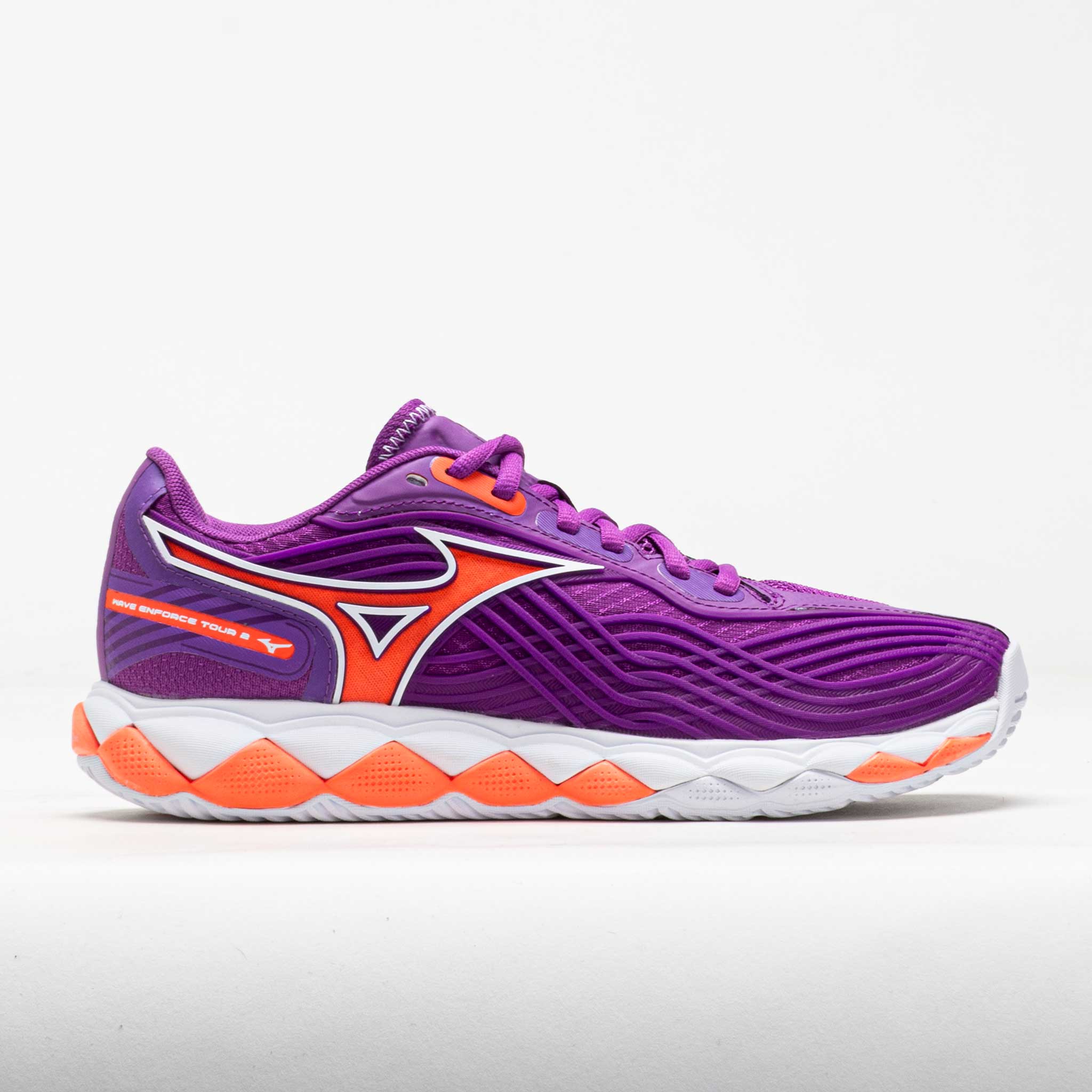 Mizuno Wave Enforce Tour 2 AC Women's Tennis Shoes Dahlia/White