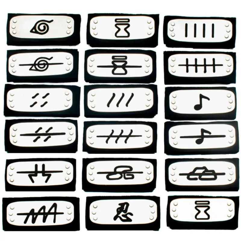Anime Naruto Stirnbänder Cosplay Uzumaki Akatsuki Figur Zubehör Requisiten Kopf Gürtel Cartoon Kinder Junge Stirn Schutz Baby Spielzeug
