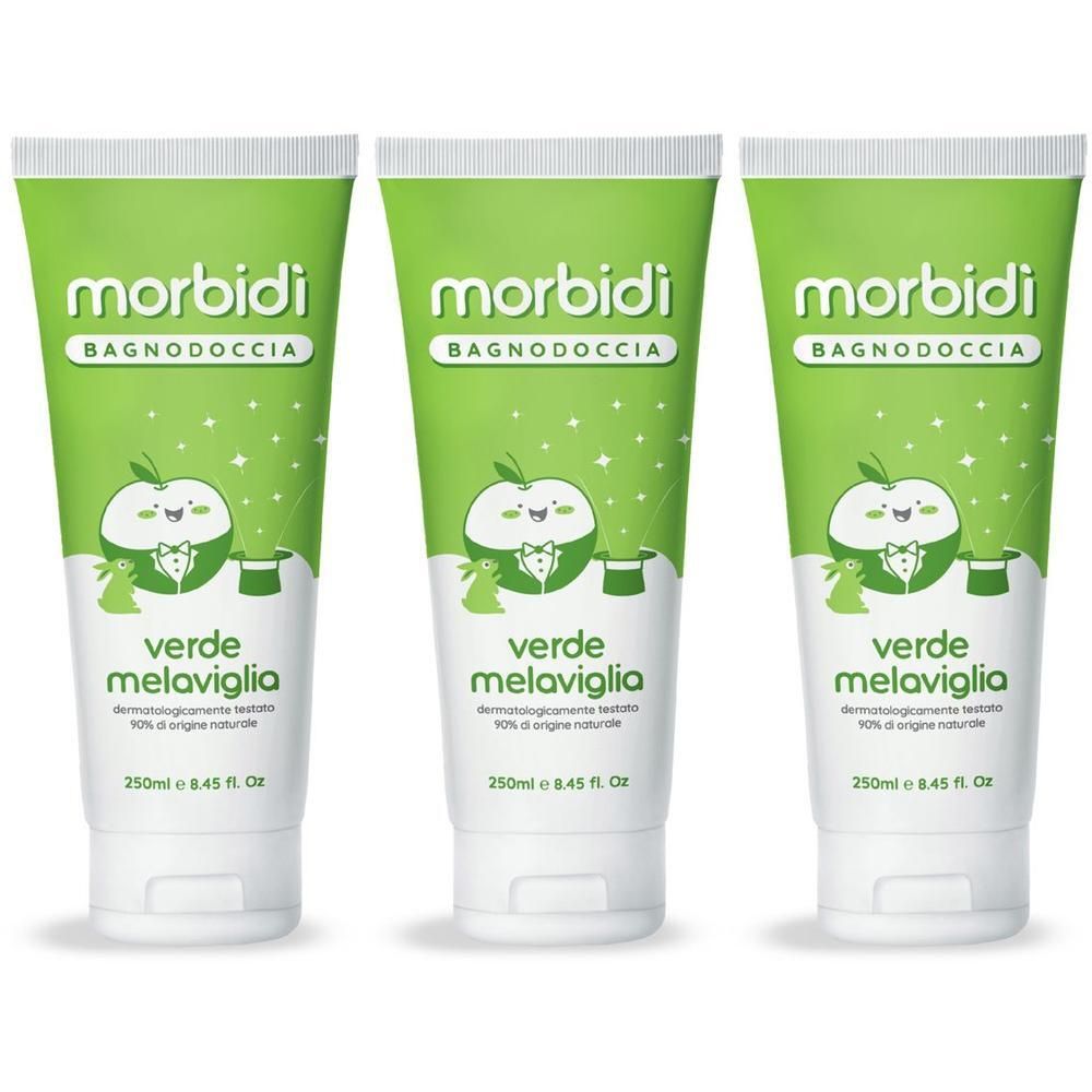 Morbidì Bagnodoccia Verde Melaviglia 250ml 3x250 ml Detergente