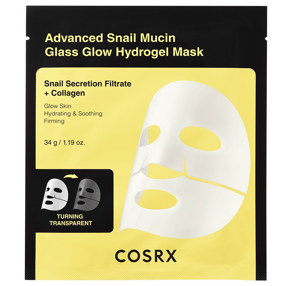 COSRX Advanced Snail Mucin Glass Glow Hydrogel-Maschera 1 pz Maschera