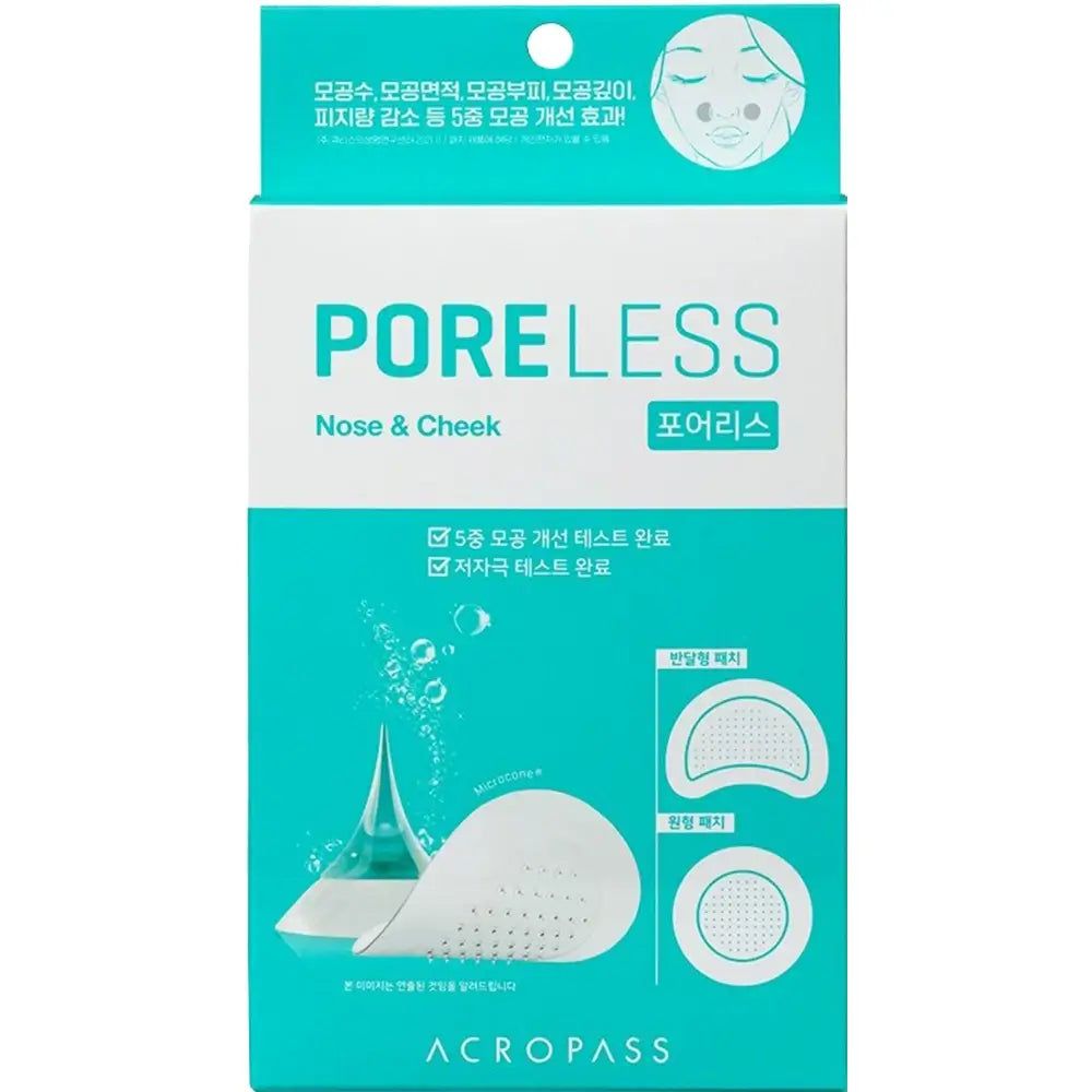Cerotti Poreless ACROPASS e maschere a lavaggio 6 pz Maschera viso