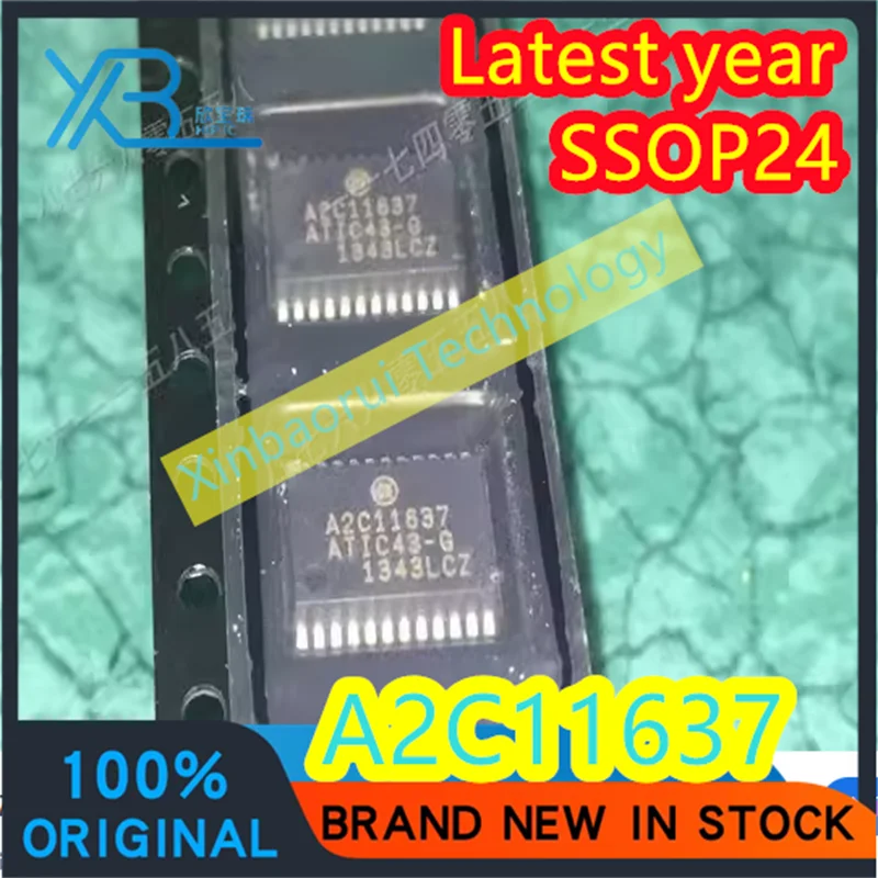(5/50 pièces) A2C11637 ATIC43-G SSOP24, nouvelle puce IC authentique pour ordinateur de voiture, 100% neuve, électronique authentique en stock