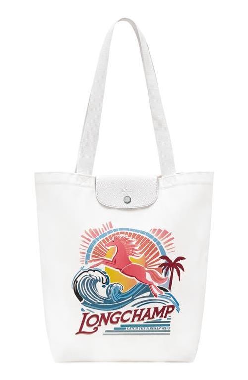 Le Pliage Surf Tote - White - Longchamp Totes