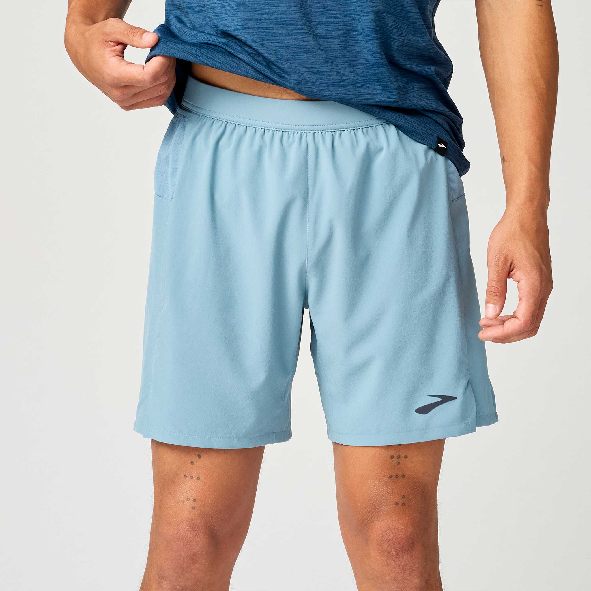 Brooks Journey 7" Short Men's Running Apparel Blue Haze