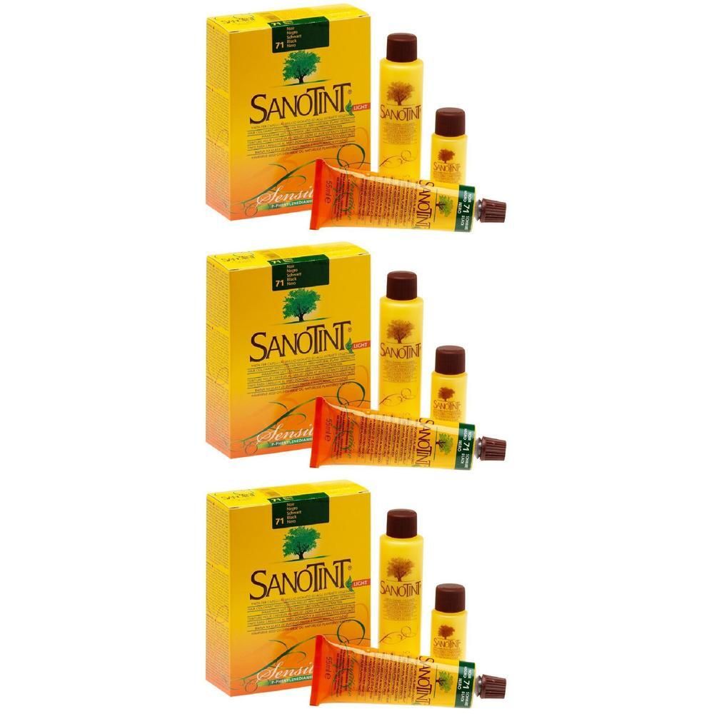 Sanotint Light Tint Nero 71 3x125 ml Soluzione