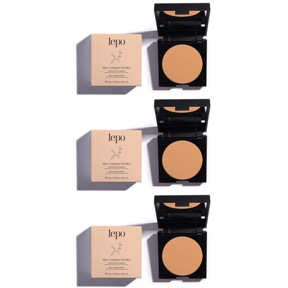 LEPO Rice Compact Powder Cipria di riso compatta NUANCE 93 3x1 pz Make