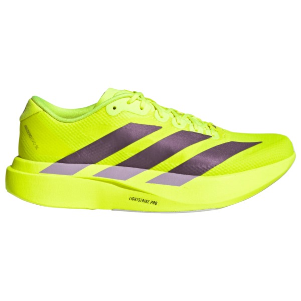 adidas - Adizero Evo SL Woven - Runningschuhe UK 10 | EU 44,5 gelb/lila