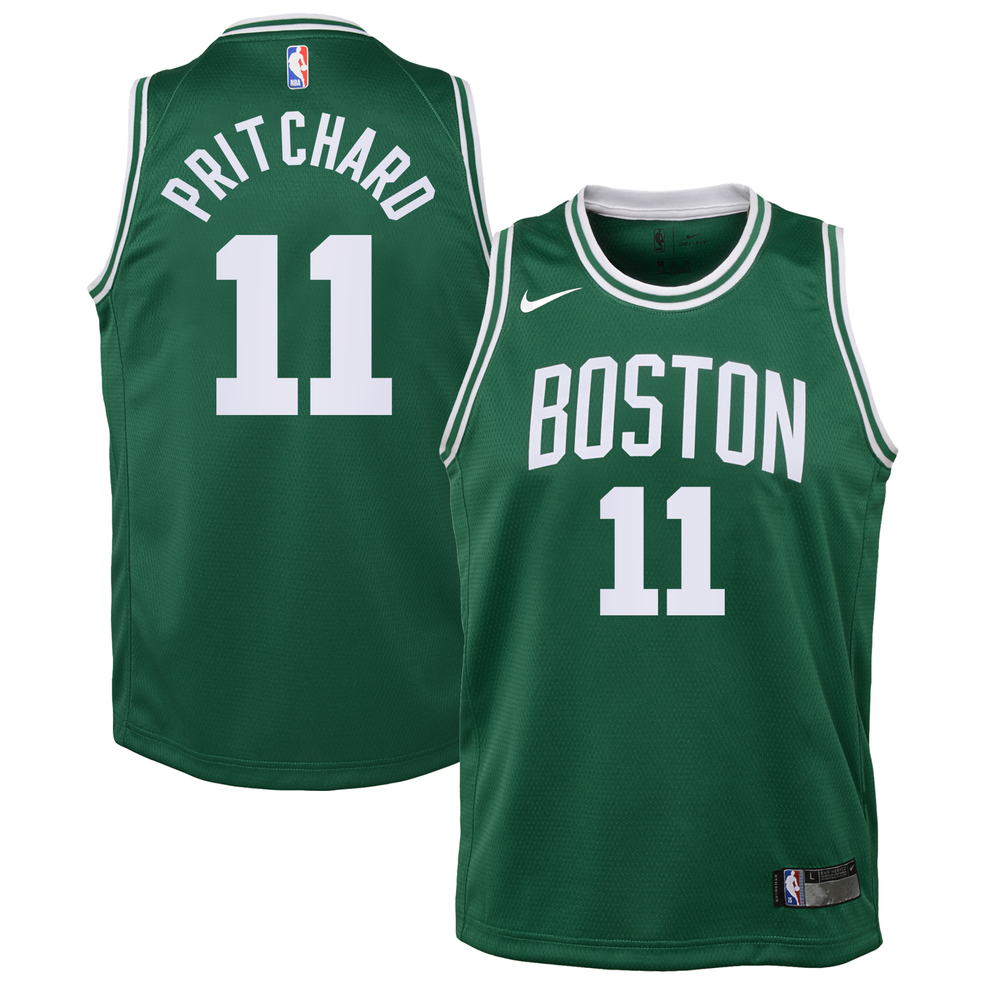 Maillot Swingman Nike Icon Edition des Boston Celtics - Vert Kelly - Payton Pritchard - Jeune - unisexe Taille: S (8)