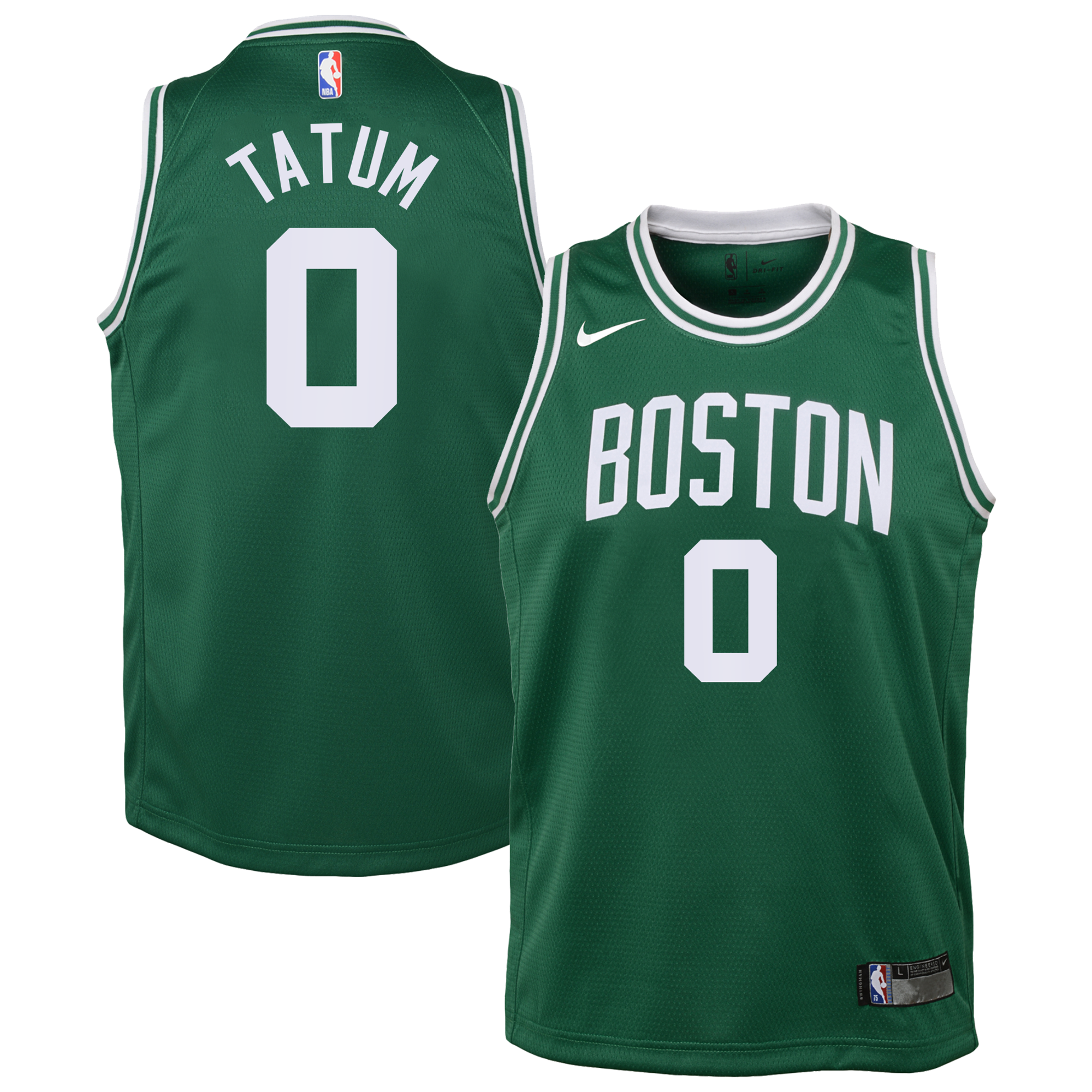 Maillot Swingman Nike Icon Edition des Boston Celtics - Vert Kelly - Jayson Tatum - Jeune - unisexe Taille: M (10/12)