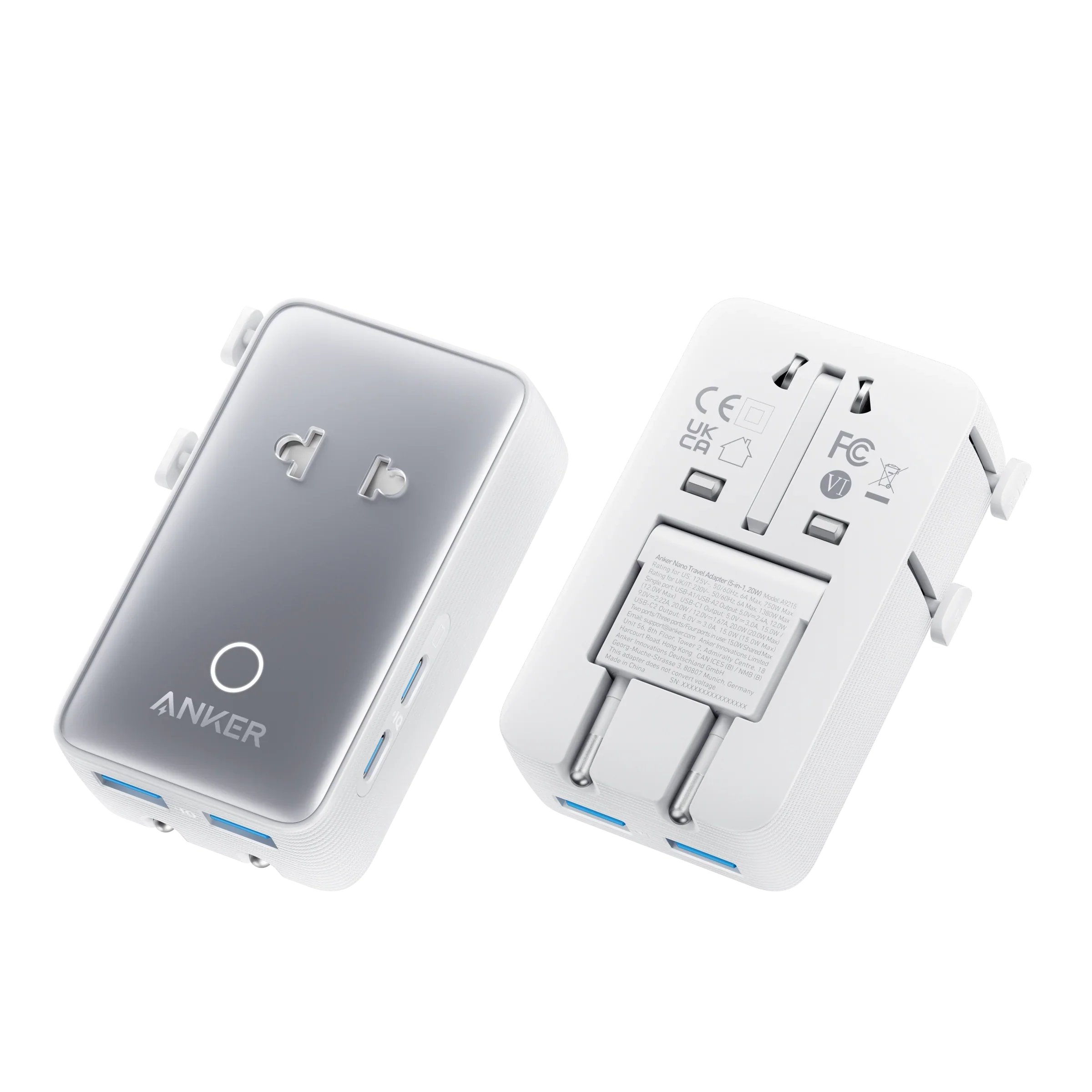 Anker Nano Reiseadapter (5-in-1, 20W) Image
