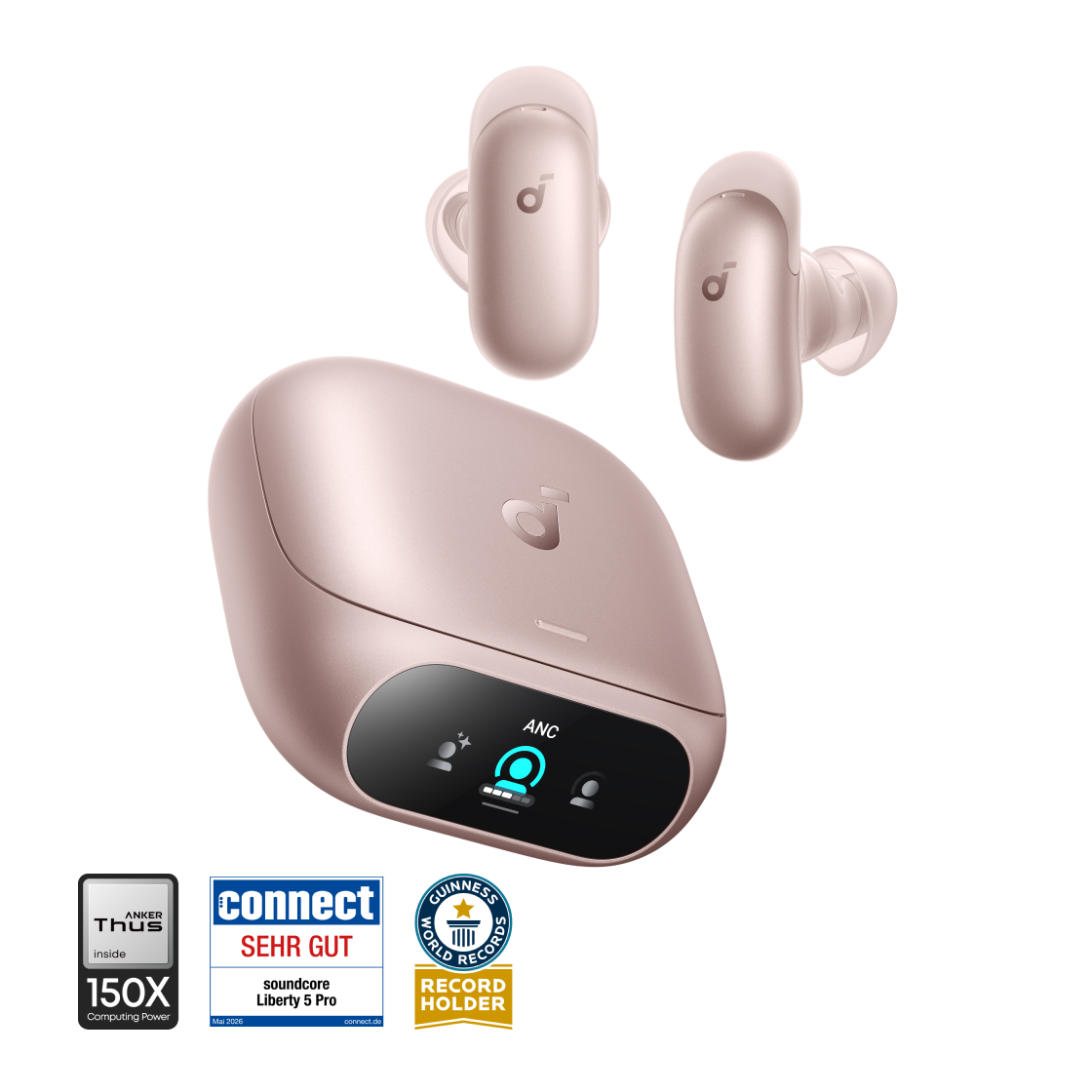 Liberty 5 Pro | Guinness-Rekord für klare Telefonate, 360° ANC 4.0, Dolby Atmos