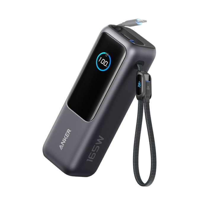 Anker Powerbank (25K, 165W, Integriertes + einziehbares Kabel) Image