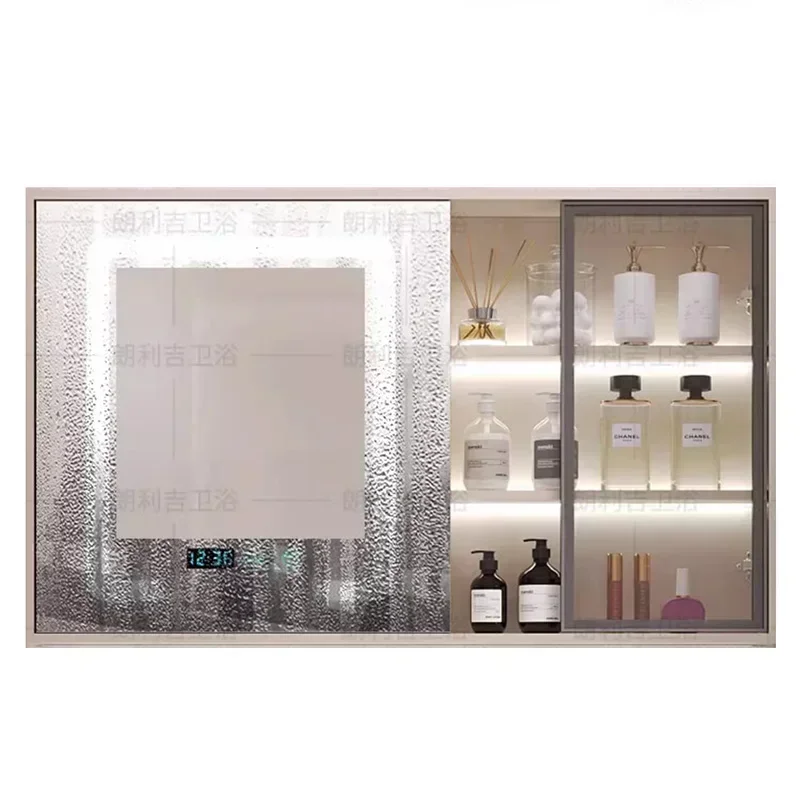 Meuble de salle de bain étroit avec miroir et lavabo, accessoires de salle de bain, armoire de salle de bain, meuble de salle de bain