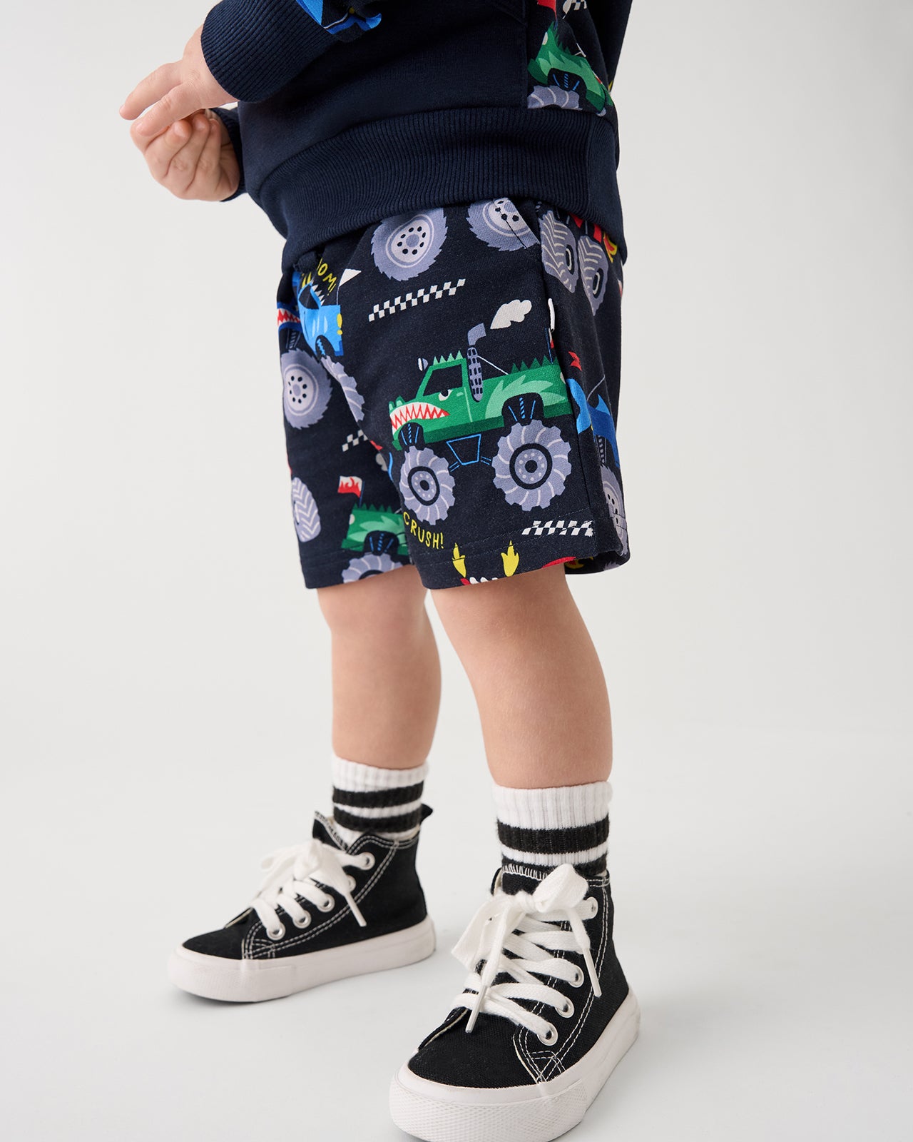 Monster Truck Madness Drawstring Shorts - 10