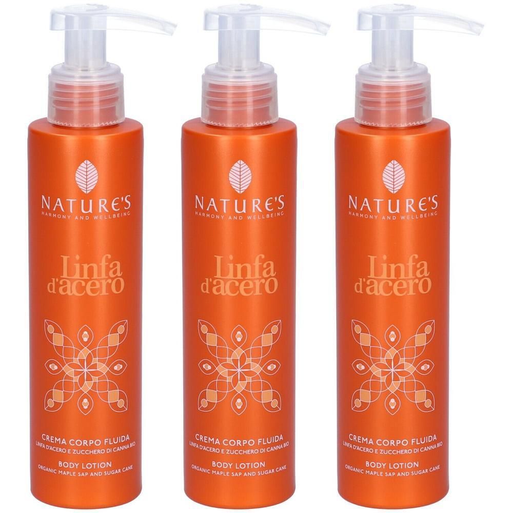 Nature's Linfa D'Acero Crema Corpo 3x150 ml