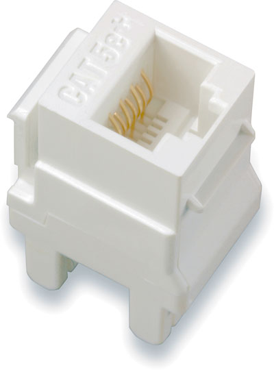 On-Q RJ45 Keystone Connector Category 5E White
