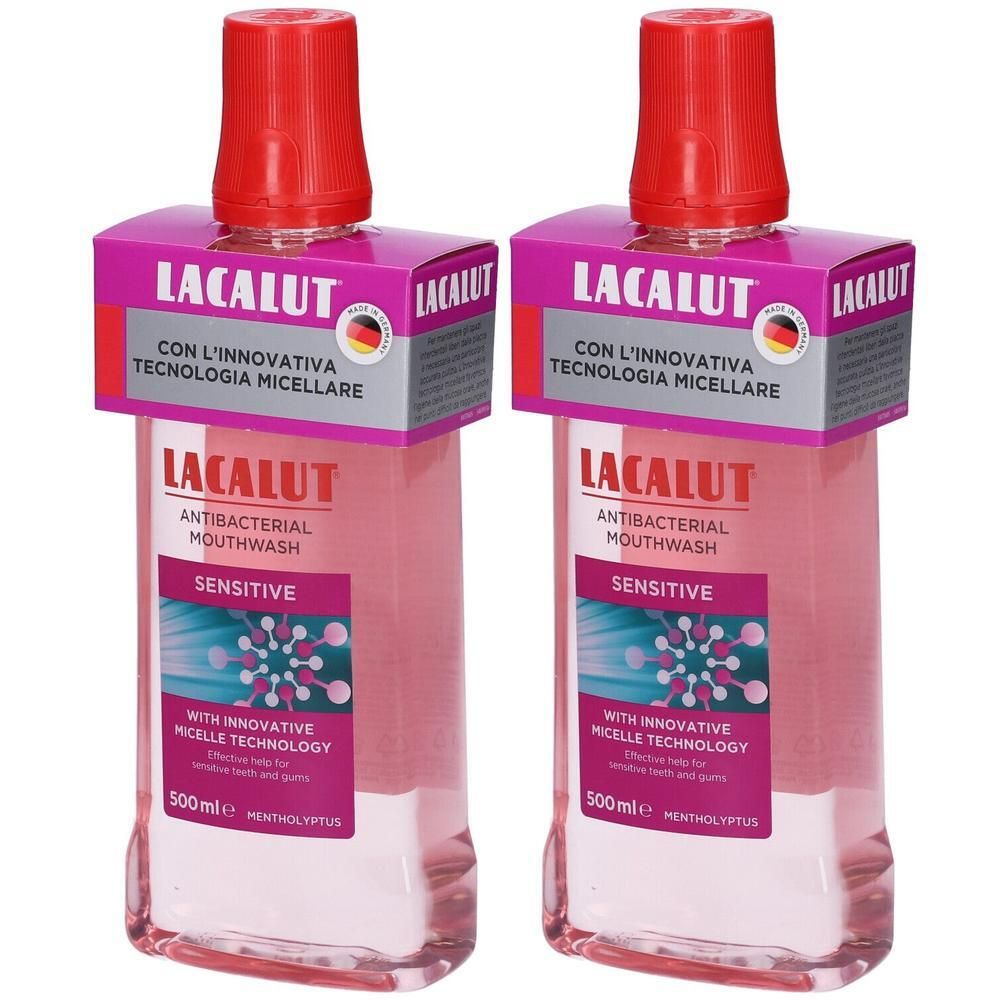 Lacalut® Collutorio Micellare Sensitive 2x500 ml