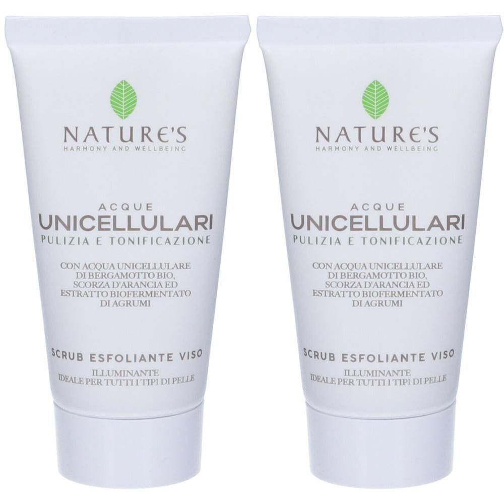 Acque Unicellulari Scrub Esfoliante Viso Nature'S 2x50 ml