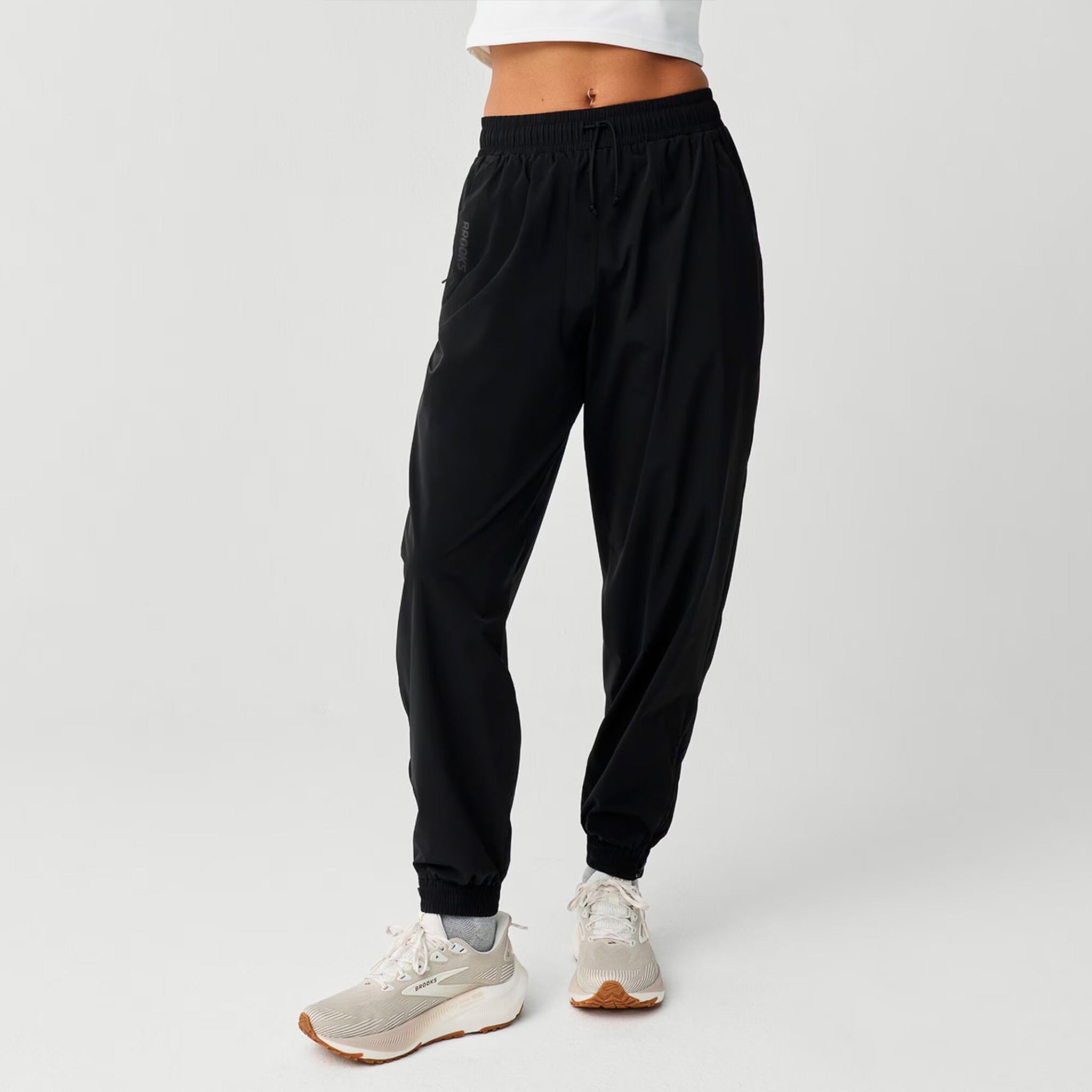 Brooks Movement Tech Jogger Women's Running Apparel Black - Brooks