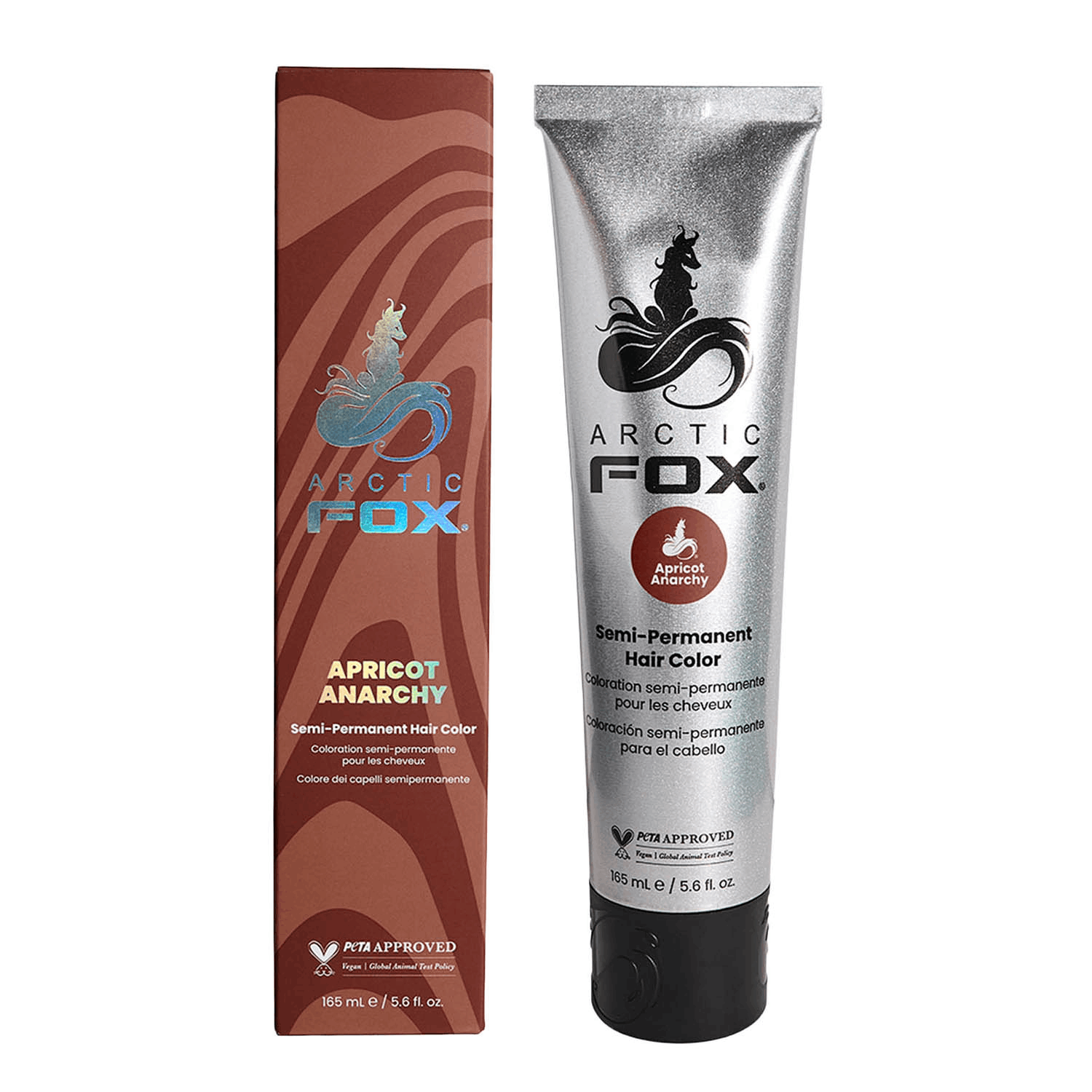 Arctic Fox Apricot Anarchy Semi-Permanent Hair Color Naturals